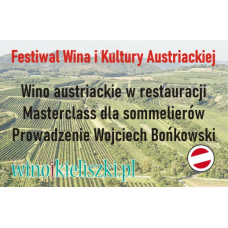 Opolski Festiwal Win i Kultury Austriackiej 29.08 Masterclass dla Sommelierów