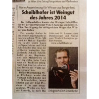 Erich Scheilbhofer najlepszym producentem Austrii w 2014 roku!!